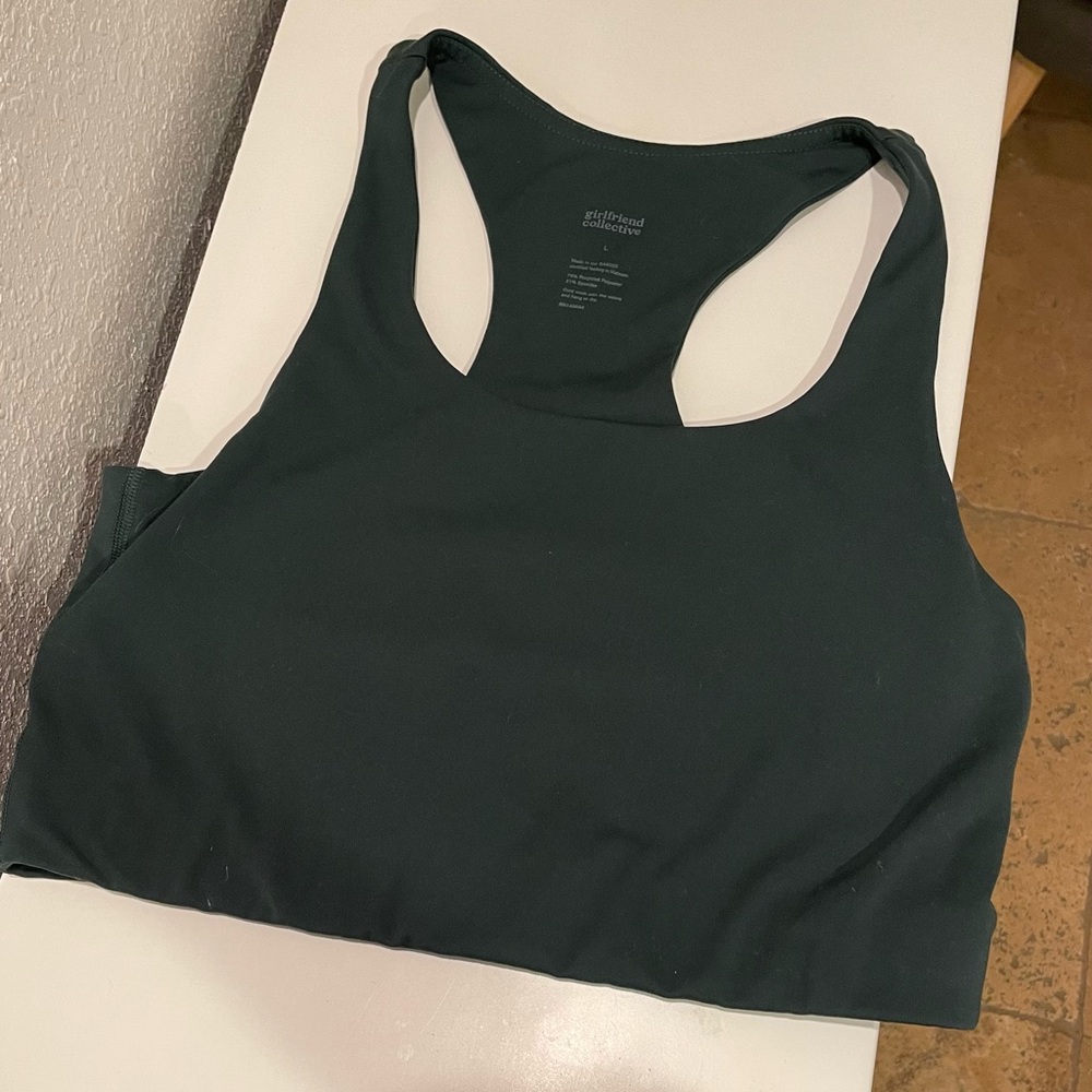 Girlfriend Collective Moss Paloma Racerback Bra